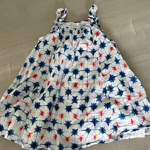 Crewcuts Blue and Red Patterned Dress. Size6 little girls.